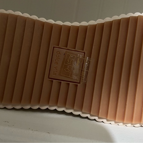 Dolce Vita Dolen Sneakers Black Knit Tennis Shoes Leather line - Picture 12 of 16